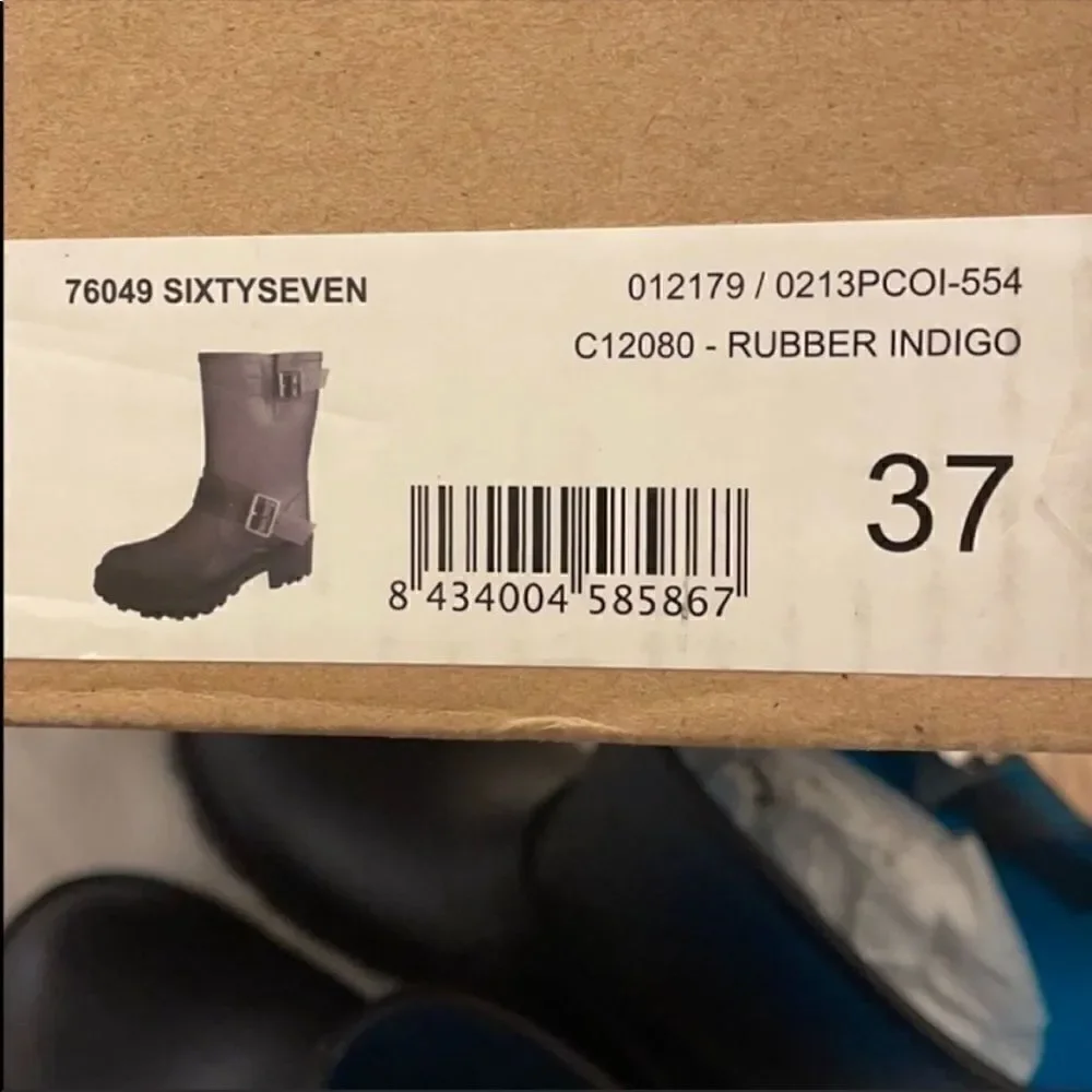 OUTSIDER BY SIXTY SEVEN INDIGO RUBBER RAIN…